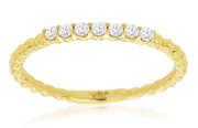 Stackable Diamond Band